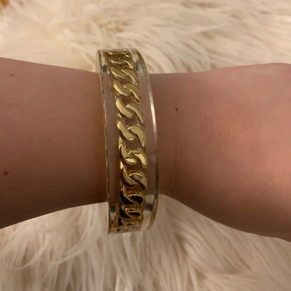 Coach Jewelry - Coach Lucite Chain Bangle